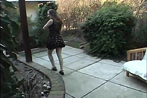 barefoot pregnant wife bends over in the car for hardcore doggystyle pounding then rides cowgirl with big tits bouncing outdoors