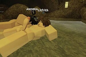 quick hard fuck with my fwb litfrith in roblox gets me off
