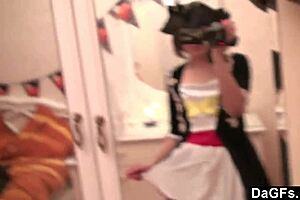 Sexy caribbean pirate strips small tits pussy live on cam 😘🔥