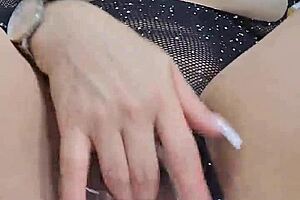 Colombian Amateur Fingers Pussy to Explosive Squirting Climax