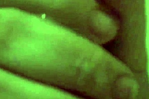 chubby wife strokes pov handjob over hairy pussy in slow motion cumshot