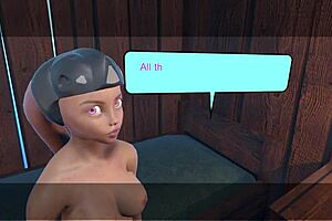 play with desperate alien myia as she fingers her shaved pussy in vr monster fantasy