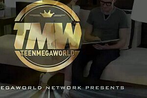 freja takes a quick study break for some blonde teacher action with babe