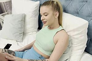 hey my hot blonde roommate why you suckin my cock so greedily