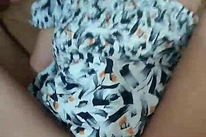 young wife in short dress cheats on husband with neighbor doggystyle pounding