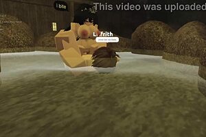 quick hard fuck with my fwb litfrith in roblox gets me off
