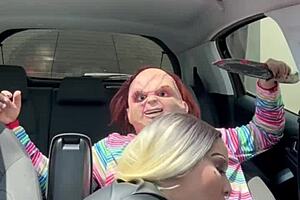 Chucky safado ravages tiffanny's big ass pussy cowgirl on halloween night