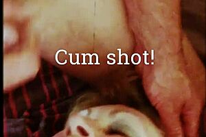 mature milf gulps hot facial cumshot jizz swallow load eagerly