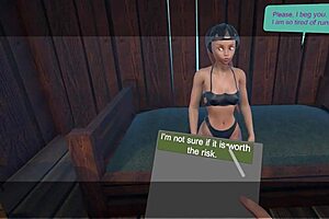 play with desperate alien myia as she fingers her shaved pussy in vr monster fantasy