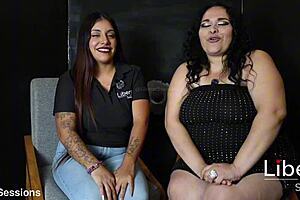 sharon bbw devours two cocks in intense gloryhole action 🍆💦