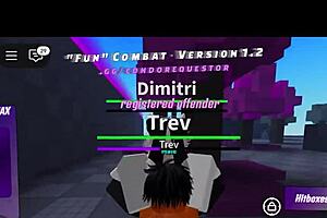 Roblox Slut Fights Monsters While Getting Pussy Pounded Hard