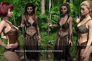 short haired redhead with big tits tours her jungle in lust city 18