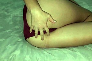 My tight young pussy takes small cock creampie closeup