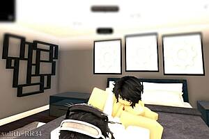 We grabbed a room for wild bent over doggystyle sex with follower 37!