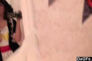 Sexy caribbean pirate strips small tits pussy live on cam 😘🔥