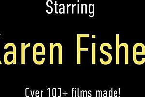 Karen Fisher Oils Massive Tits for Dildo Titfuck Explosion!