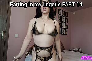 hot new fart fetish domination with my big ass latina wife in lingerie