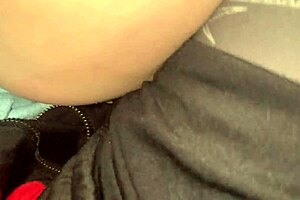 christmas surprise creampie fills petite blonde's wet pussy close-up