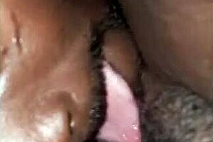 fat ebony bbw takes monster bbc deep anal creampie webcam closeup
