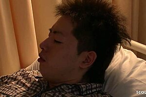 japanese teen nurse vibes to rough orgasm in hospital cosplay!