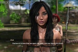 short haired redhead with big tits tours her jungle in lust city 18