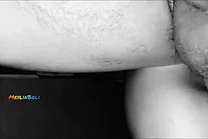 cute latina neighbor in short dress gets passionately fucked on her terrace