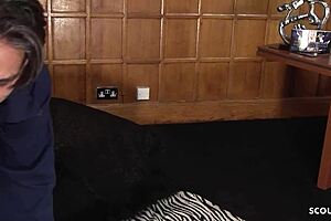 Nympho Latina Cougar Boss Big Tits Seduce Delivery Guy Office Fuck