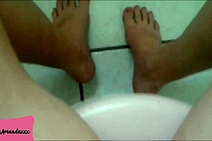 Kneel at My Feet While I Piss on You Toilet Dog Goddess!