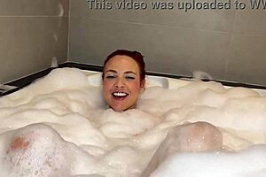Nicole romanoff enjoys relaxing hydro session beautifully