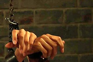 ready for madame's hard lesbian doggystyle on bound slave?