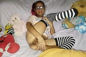 brazilian milf squirts as i fist her tight wet pussy deep