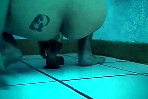 oh my ass feels sooo hot i grab fave toy n shove it deep ugh