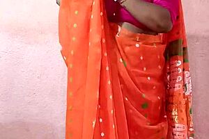 Saree-clad chubby indian beauty gets her fat pussy slammed hard nonstop!