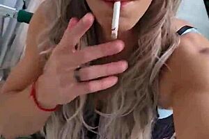 am i your good sissy slut crossdressed outside smoking at dawn? 😘🚬