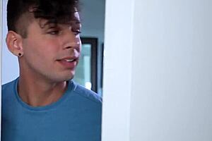 young stud wonders if he can pound milf's shaved pussy with monster cock again