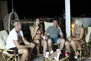 hey check out elo cardone and victor mustang's wild bora cast moments with bruna carlos and matheus caetano part 2 😏