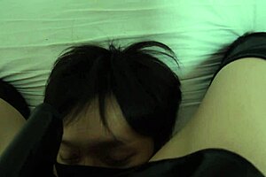 cute college girl's steamy black sock footjob foot fetish session