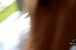 Fucking Petite Skinny Brunette Tits Right In Front Of Nosy Neighbors.