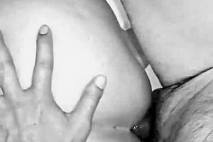 Intimate Rear View Captured In Striking Black And White