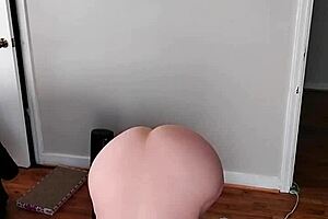 sexy bbw stretches big ass tits in morning naked yoga