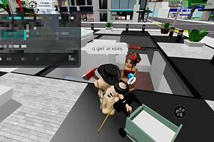 she's out there getting rough anal fucked publicly by her prostitute pal in the square