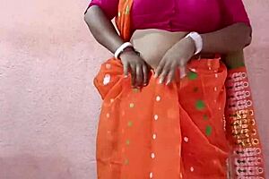 Saree-clad chubby indian beauty gets her fat pussy slammed hard nonstop!