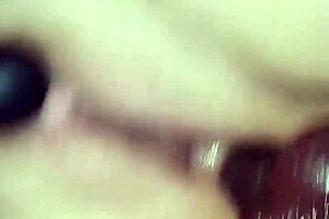 Amateur's Huge Toy Stretches Ass to Explosive Orgasm Bliss