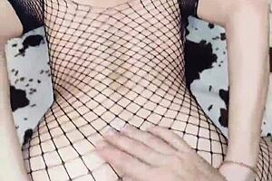 Homemade milf wife bends over in stockings for raw anal doggystyle and close-up POV pounding