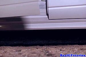 hairy british housewife gets totally dominated outdoors rough in heels one last time 😈👠