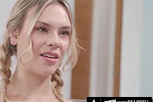 naughty 18yo petite tattooed beauty's pussy throbs with hardcore lust