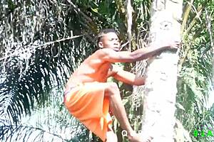 Bbw Blonde Ebony Fuck in Bush After Firewood Help