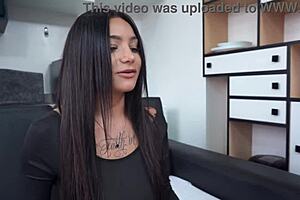 Agatha Santos Moans in Ecstasy from Triple Huge Cock DAP Anal Assault