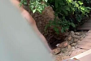 hey i spied two girls bathing then they caught me stroking and invited me to join the fun