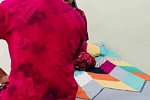 daddy oils up juicy pussy for rough daughter-in-law ride